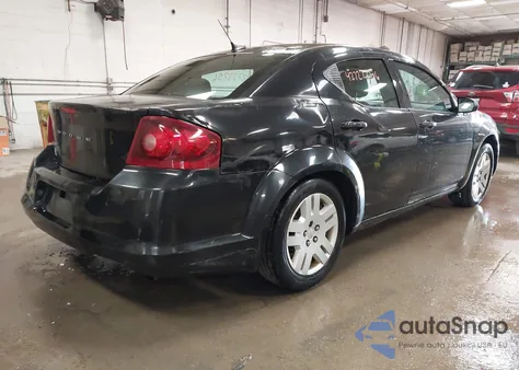 2014 Dodge Avenger Se из США, поврежденный, VIN 1C3CDZAB5EN116170